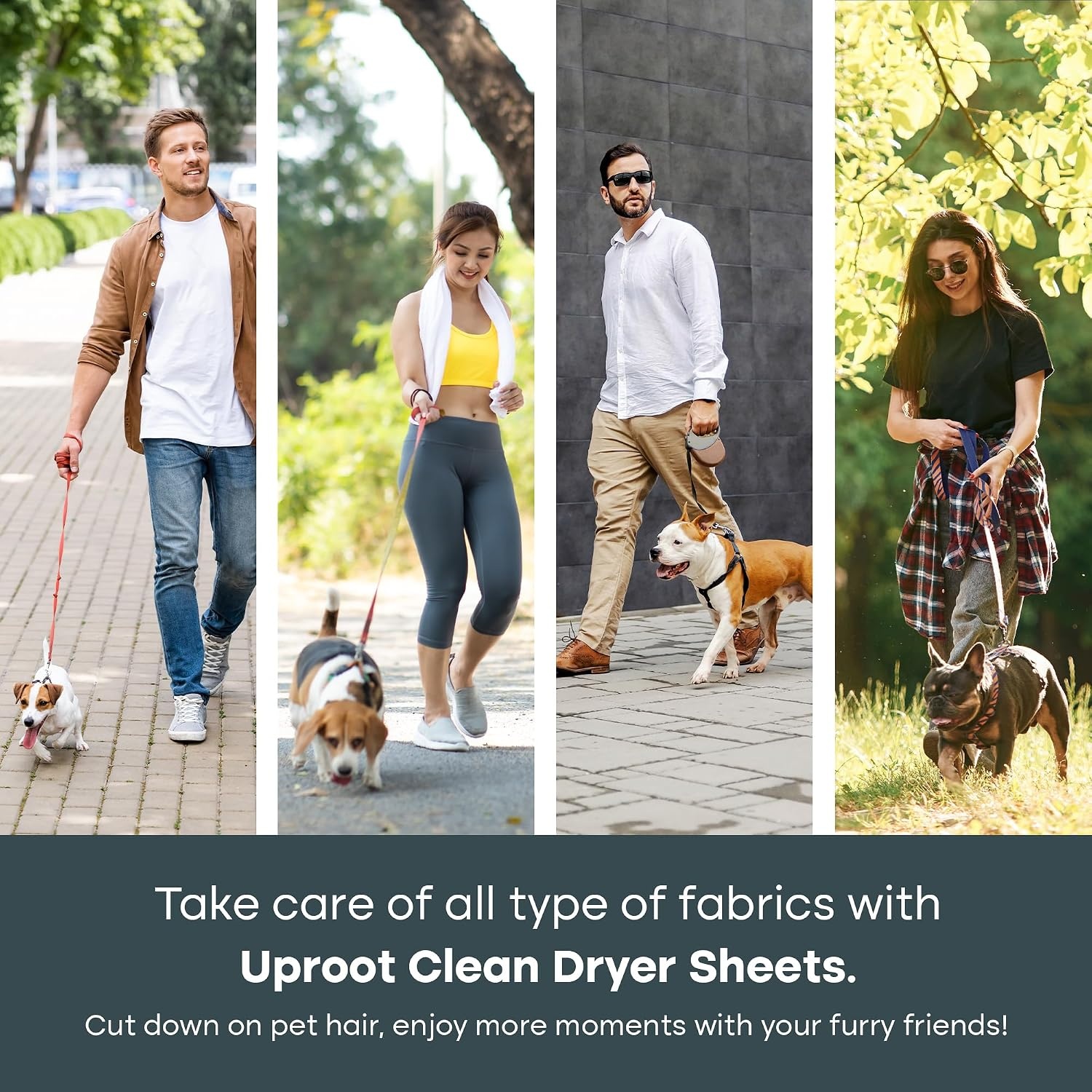 image:imageUproot Clean Dryer Sheets Pet Hair Reducing AntiStatic amp Effective 50Ct50 Count Pack of 1