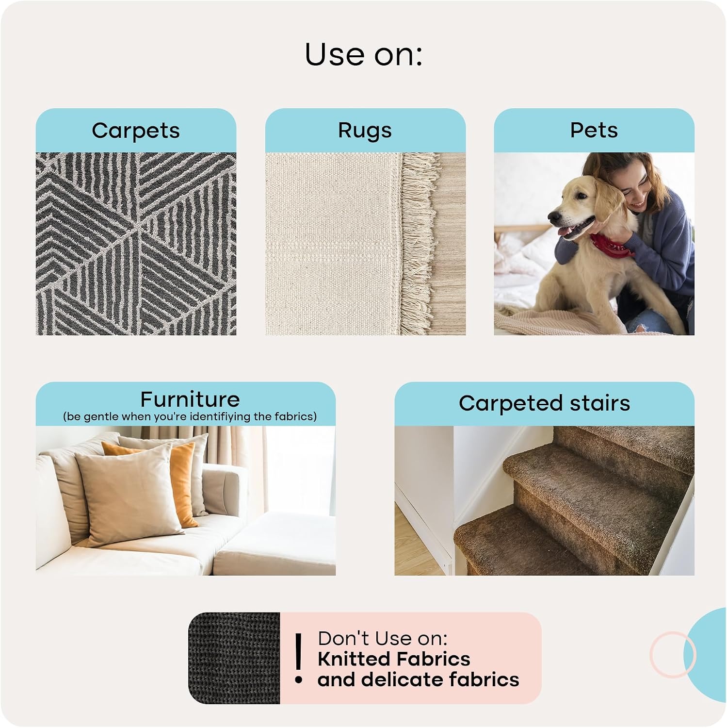 image:imageUproot Clean FurNado Survival Kit Uproot Cleaner Pro Pet Hair Remover Tool Mini amp Max Variants Pet Hair Removal Tool and Carpet Rake Easy Cat amp Dog Fur Scraper BundleMax
