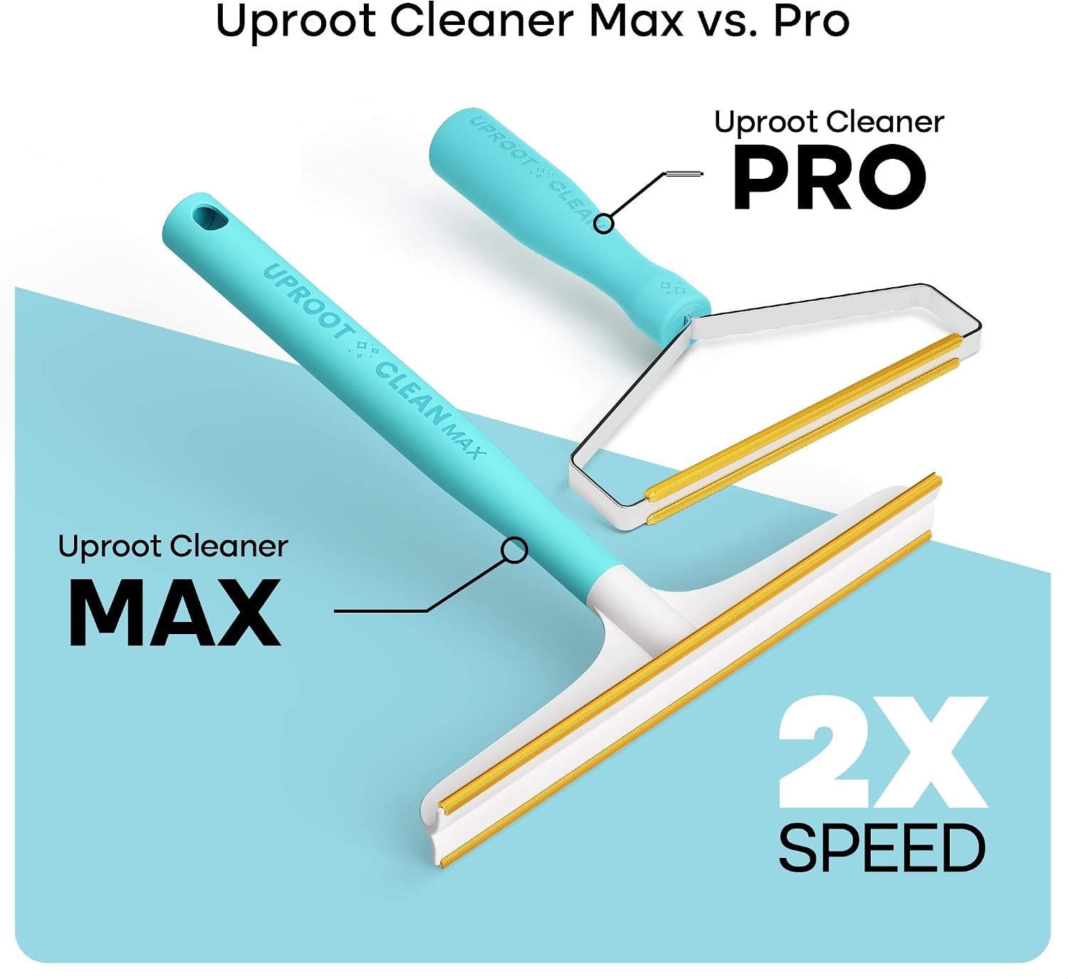 image:imageUproot Clean FurNado Survival Kit Uproot Cleaner Pro Pet Hair Remover Tool Mini amp Max Variants Pet Hair Removal Tool and Carpet Rake Easy Cat amp Dog Fur Scraper BundleMax