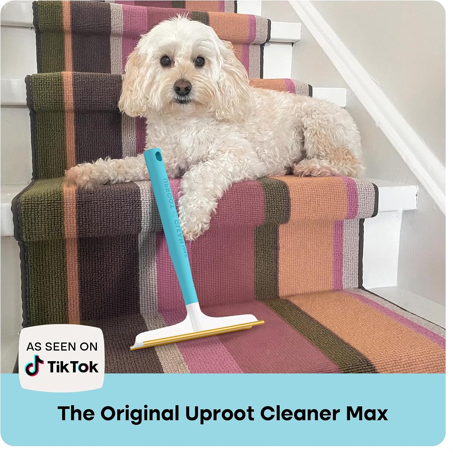 image:imageUproot Clean FurNado Survival Kit Uproot Cleaner Pro Pet Hair Remover Tool Mini amp Max Variants Pet Hair Removal Tool and Carpet Rake Easy Cat amp Dog Fur Scraper BundleMax