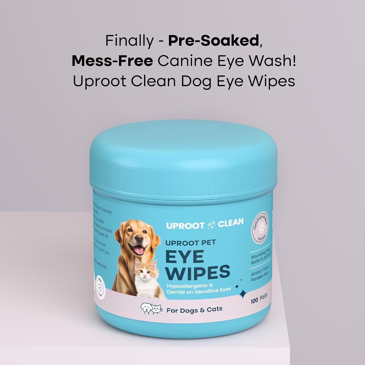 image:imageUproot Clean Pet Dental Finger Wipes Safe RinseFree Disposable 50ctEye Wipes