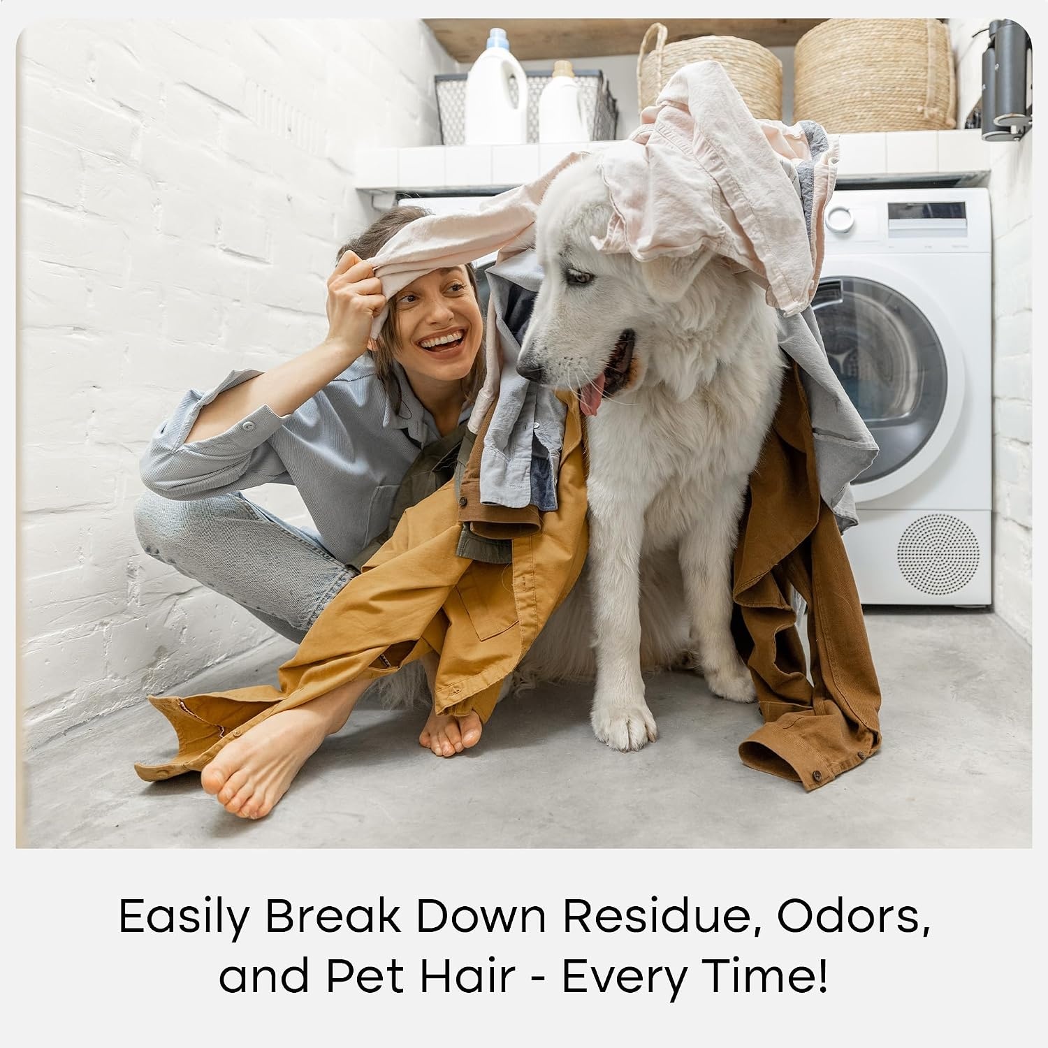 image:imageUproot Clean Pet Laundry Detergent Sheets Ultra Unscented Up to 60 LoadsPro Fragrance Free 1 pack