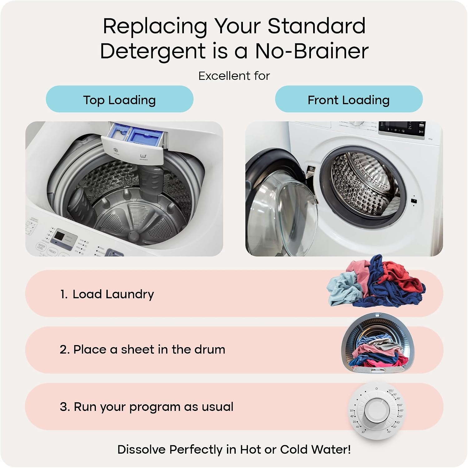 image:imageUproot Clean Pet Laundry Detergent Sheets Ultra Unscented Up to 60 LoadsPro Fresh Scent 3 pack