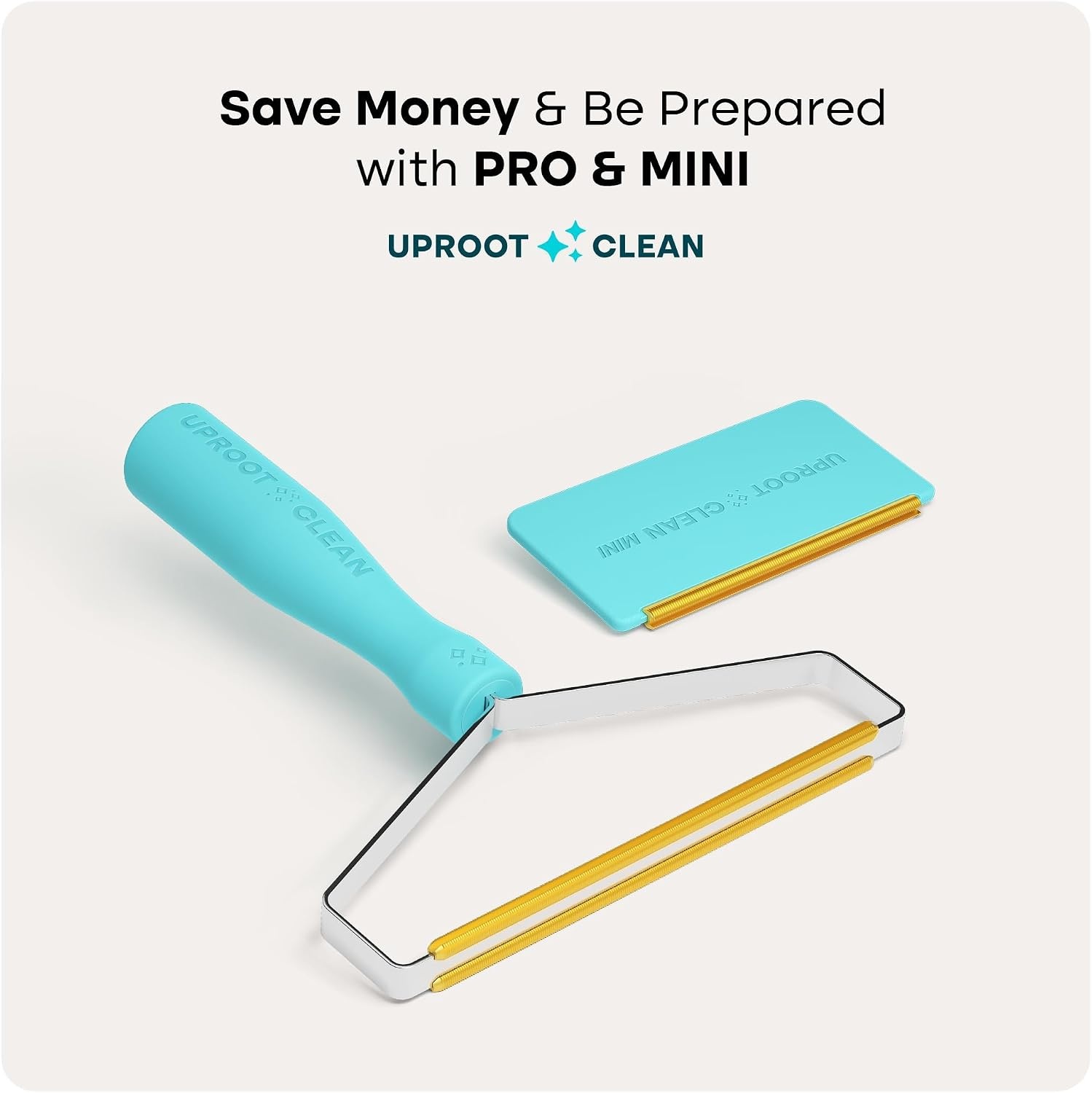 image:imageUproot Cleaner Pro Pet Hair Remover amp Mini Pet Hair Removal Tool Multi Fabric Edge amp Carpet Scraper Cat for Couch Cat Towers Car Detailing The FurrySituation Survival KitPro