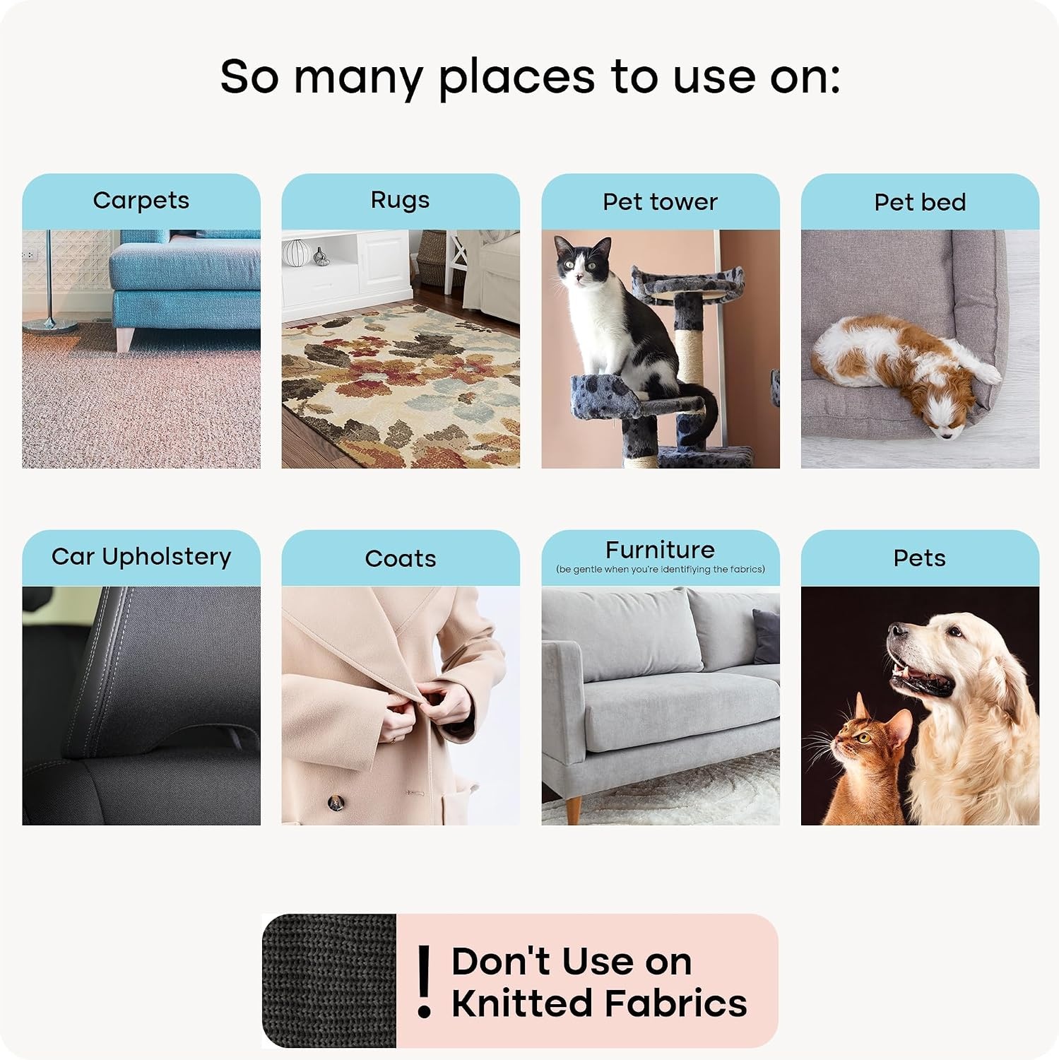 image:imageUproot Cleaner Pro Pet Hair Remover amp Mini Pet Hair Removal Tool Multi Fabric Edge amp Carpet Scraper Cat for Couch Cat Towers Car Detailing The FurrySituation Survival KitPro