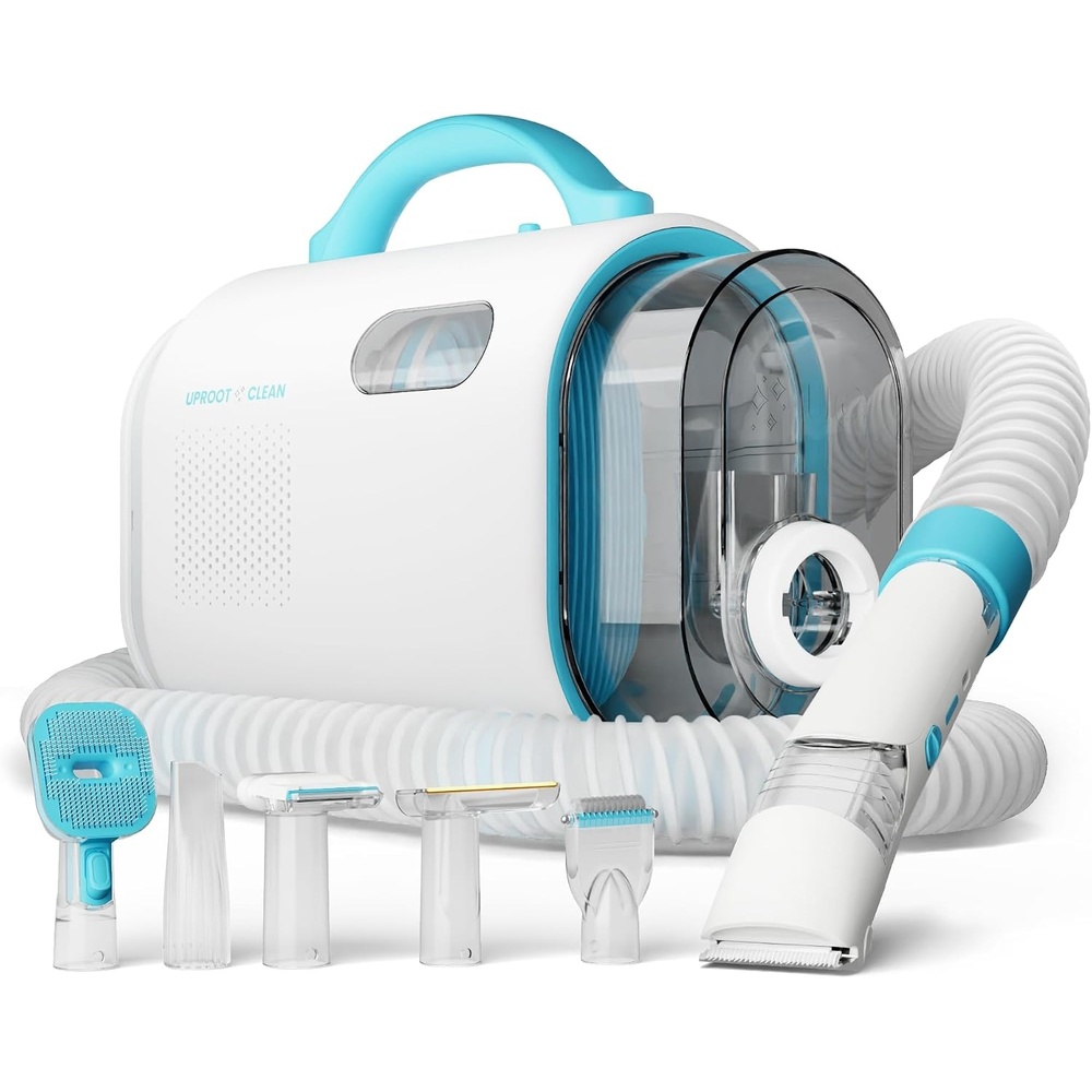 image:imageUproot Clean Pet Grooming Vacuum for Dogs amp Cats 7in1 Quiet amp MessFreeCord