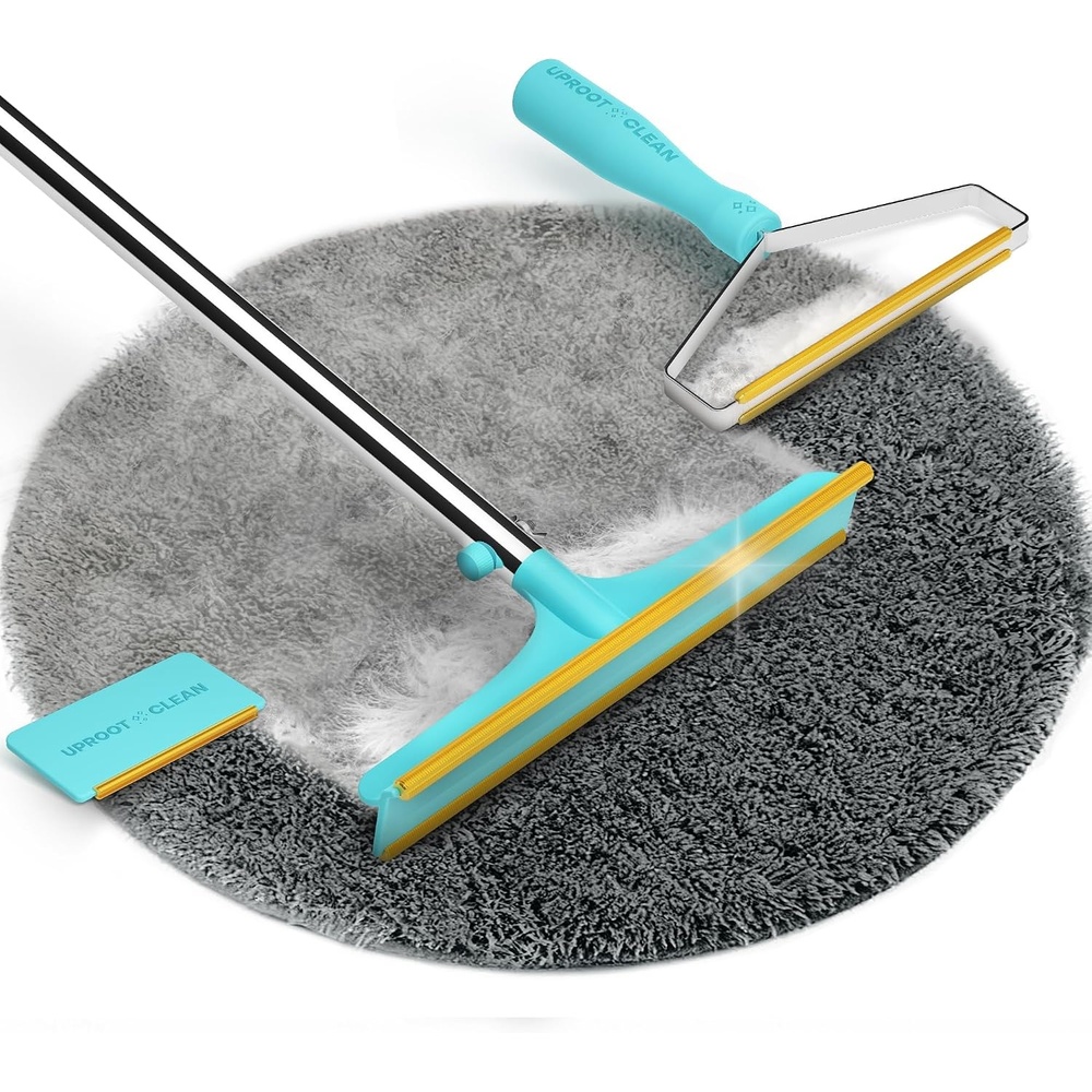 image:imageUproot Clean Pro Bundle Pet Hair Removal Tool amp Carpet Rake wt 60 HandlePro Mini Xtra
