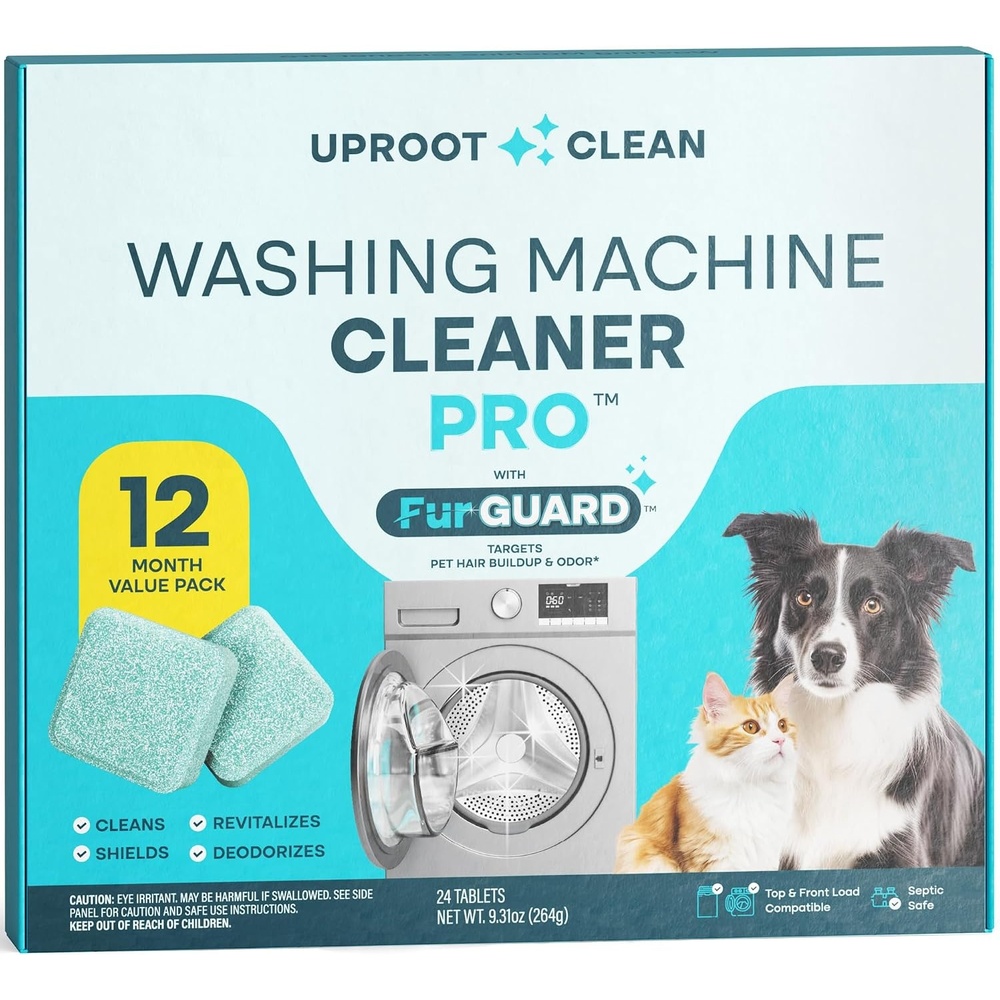 image:imageUproot Clean Washing Machine Cleaning Tablets Ultra 40 Stronger 24 PackPro
