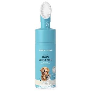 Uproot Clean Dog Paw Cleaner – No-Rinse Paw Cleaner for Dogs – Easy Dog Foot Washer with Bristle Brush – Fragrance-Free Foot Scrubber for Home and On-the-Go – Hypoallergenic & Safe All Dogs