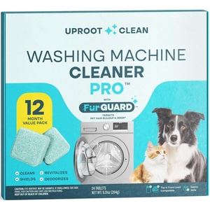 Uproot Clean Washing Machine Cleaning Tablets Ultra 40% Stronger, 24 Pack(Pro)