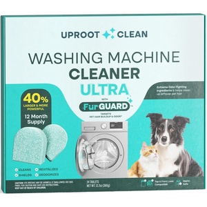 Uproot Clean Washing Machine Cleaning Tablets Ultra 40% Stronger, 24 Pack(Ultra)